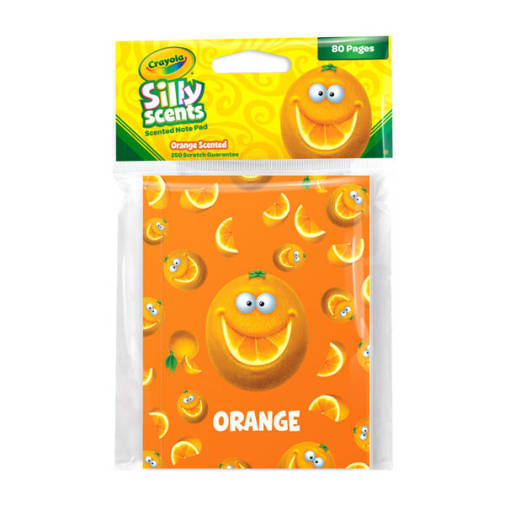 Crayola Sketch & Sniff Small Note Pad - Orange