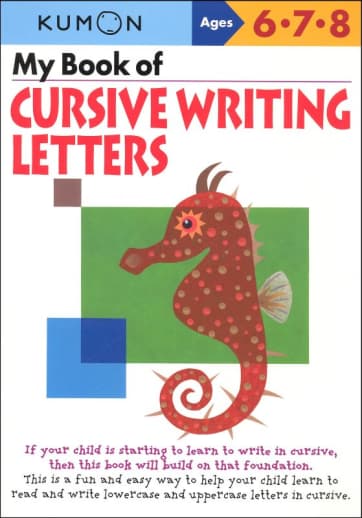Kumon My Book of Cursive Writing: Letters