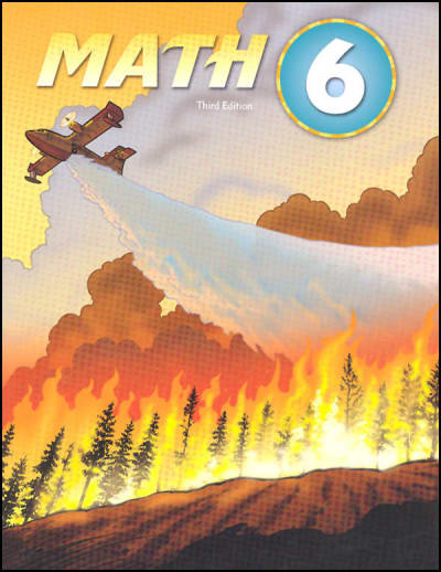 BJU Press Math 6 Student Text 3rd Edition (copyright update)