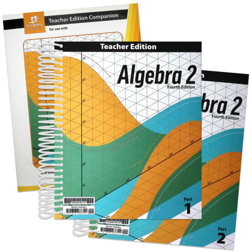 BJU Press Math 11 Algebra 2 Teacher Edition & Teacher Edition Companion 4th Edition