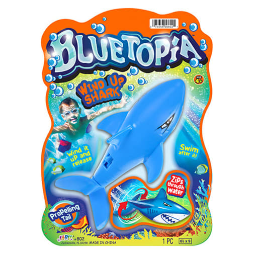 Bluetopia Wind-Up Shark