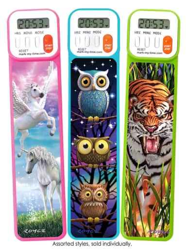Mark-My-Time 3D Bright Bookmark (Assorted style)