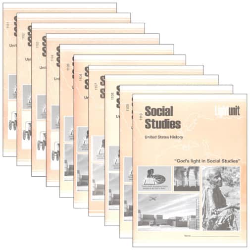 Christian Light Social Studies 1101-1110 LightUnit Set
