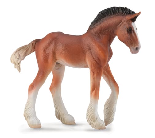 Breyer Bay Clydesdale Foal (CollectA Collection)