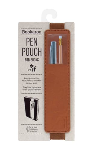 Bookaroo Pen Pouch - Brown
