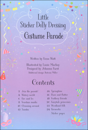 Little Sticker Dolly Dressing Costume Parade Little Sticker Dolly Dressing Costume Parade