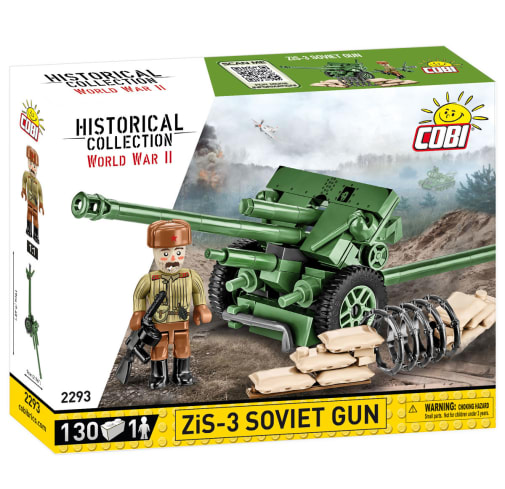COBI ZIS-3 Soviet Gun - 130 pieces (World War II Historical Collection)