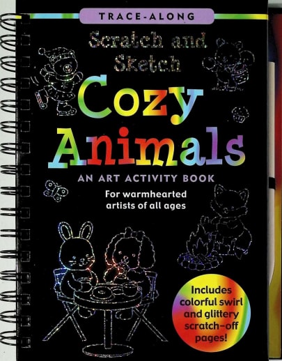 Scratch & Sketch Trace-Along Cozy Animals