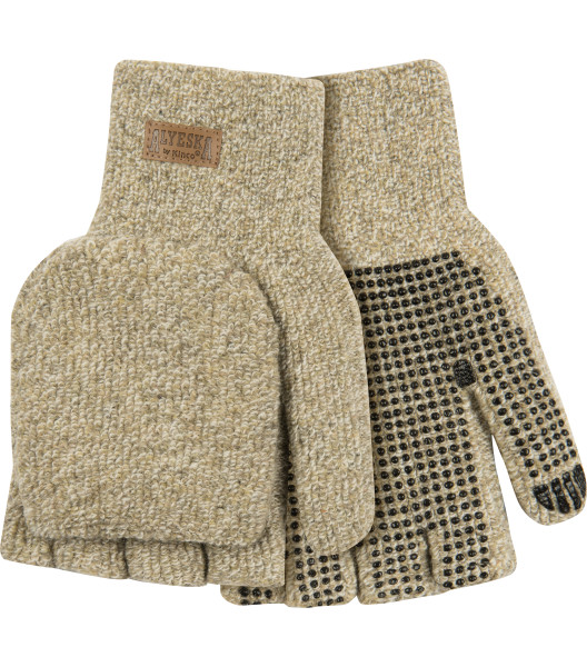 Alyeska&reg; Lined Knit Shell Half-Finger with Convertible Mitt Hood