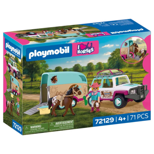 Vehicle with Horse Trailer (I Love Horses)