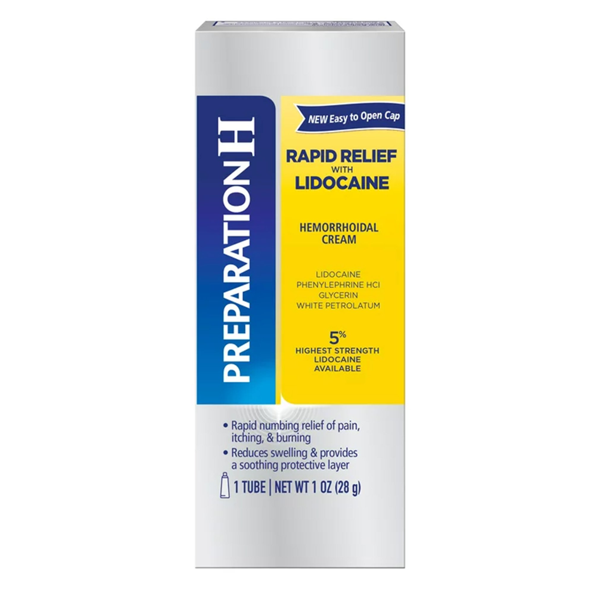 Preparation H Hemorrhoidal Cream Rapid Relief, 1-ounce tube MK 1230545
