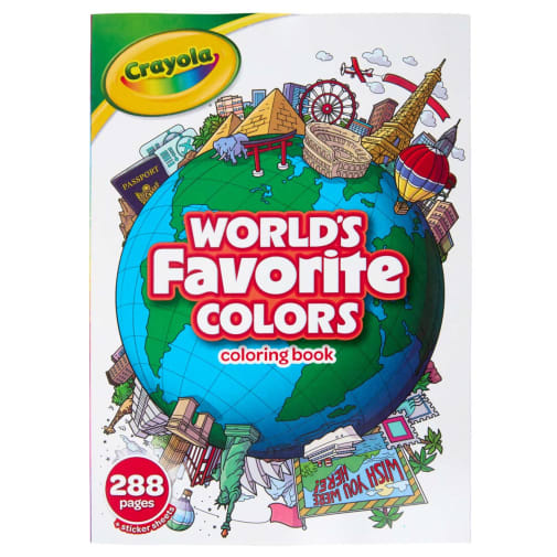 Crayola Coloring Book World's Favorite Colors