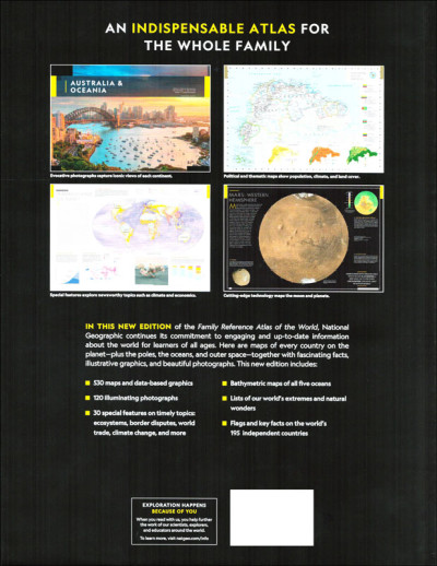 新品　Family Reference Atlas of the World Amazon.com: National Geographic Family Reference Atlas 5th