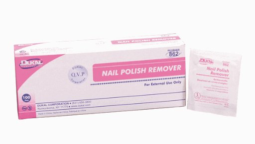 Dukal Nail Polish Remover Pads MK 815765