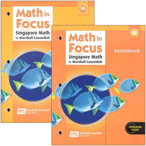 Math in Focus: Singapore Math Enrichment Bundle, A & B Grade 1