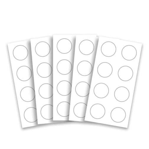 Gecko Run: Set of 5 Replacement Nano-Adhesive Pad Sheets (40 pads)