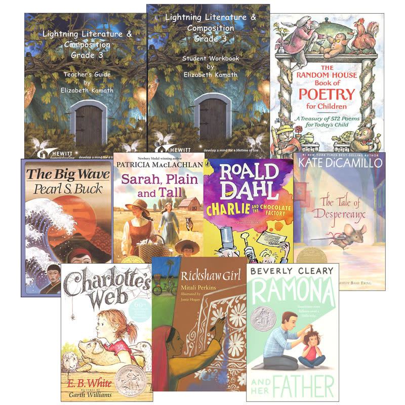 Lightning Literature Grade 3 Package with Random House Book of Poetry