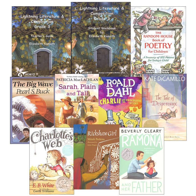 Lightning Literature Grade 3 Package with Random House Book of Poetry