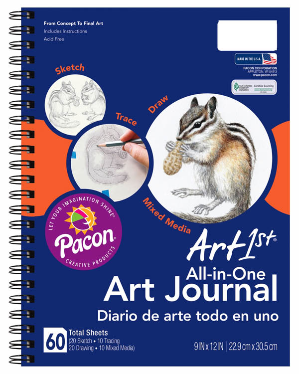 uCreate All-in-One Art Journal (12" x 9") 60 sheets