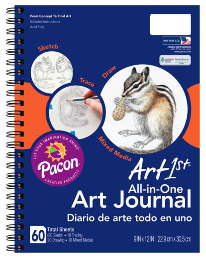uCreate All-in-One Art Journal (12" x 9") 60 sheets
