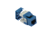 Cat6 RJ45 110 Type 180° Keystone Jack, Blue