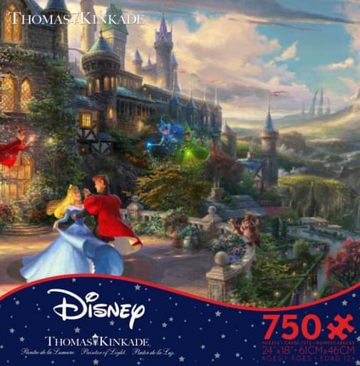Ceaco Sleeping Beauty Thomas Kinkade Enchanted Puzzle (750 Pieces)