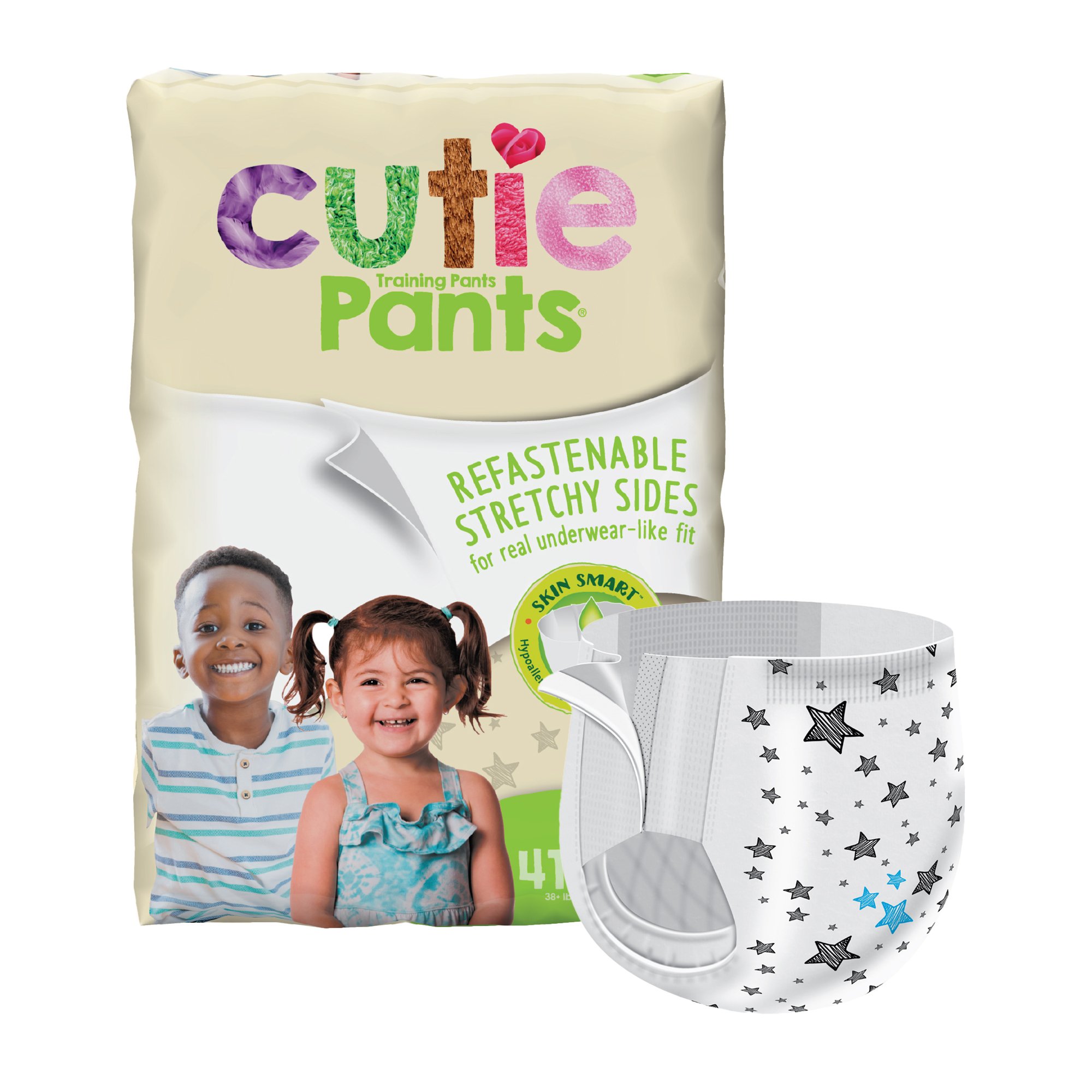 Cutie Pants Unisex Toddler, Heavy Absorbency, 35+ lbs, 4T  5T MK 810360