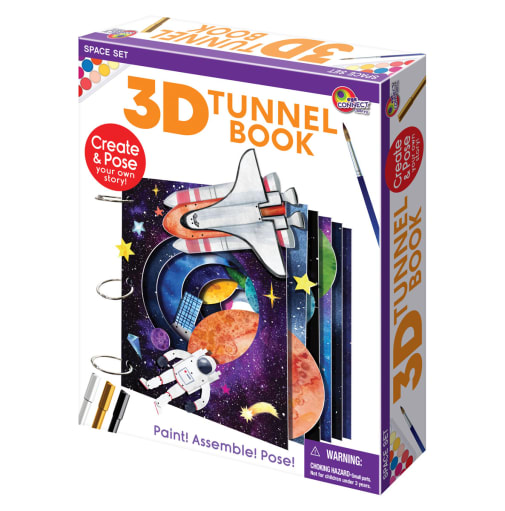 3D Tunnel Book Kit - Outer Space