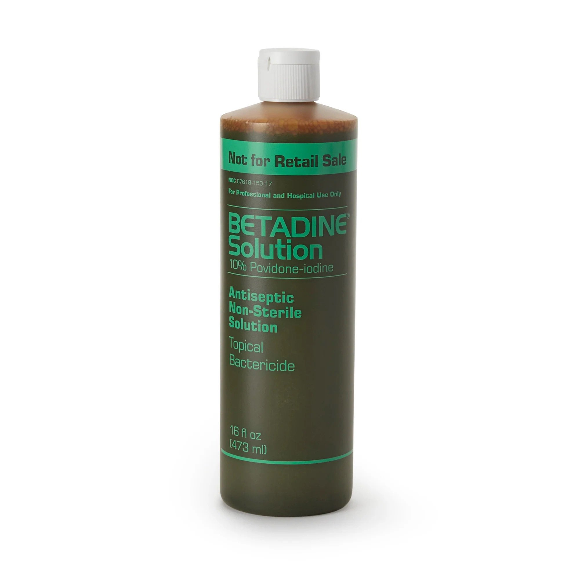 Betadine 10% Povidone-Iodine First Aid Antiseptic Solution, 16-ounce Bottle MK 1257421