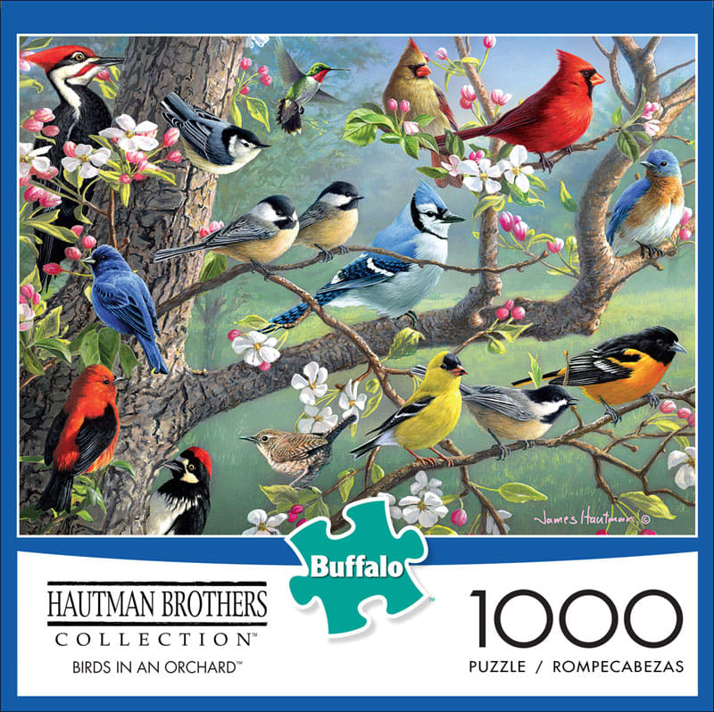 Buffalo Games Birds in an Orchard Puzzle (1000 pieces)