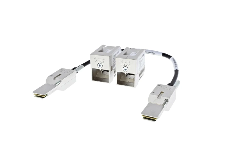 Stack kit for C9200L SKUs only: Two data stack adapters and one data stack  cable, Refurbished, C9200L-STACK-KIT