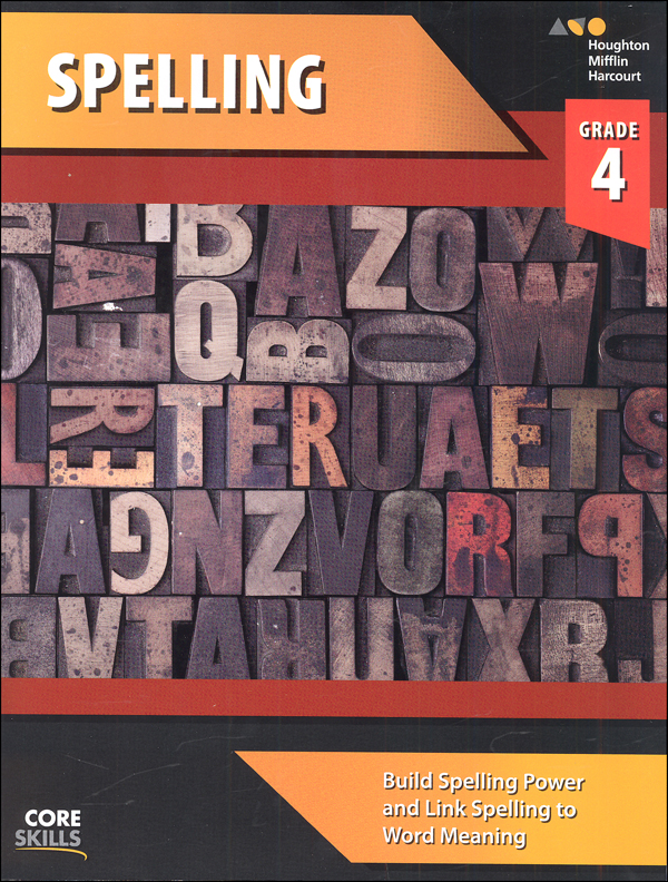 洋書　Spelling steps 4冊　Saddleback Carson Dellosa Spectrum Spelling Workbook, Grade 4 | CD