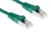 Cat6 Shielded Ethernet Patch Cable, Half-moon Boot, 0.5 ft, Green