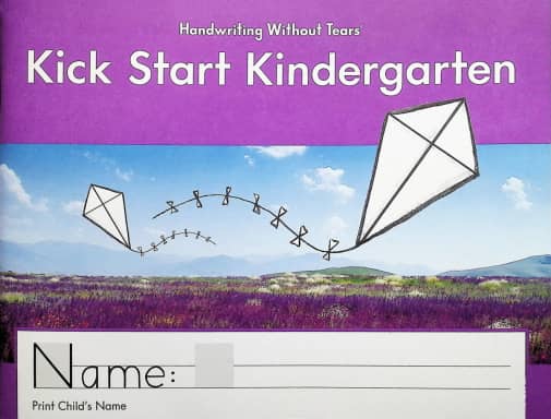 Handwriting Without Tears Kick Start Kindergarten 2025 Student Edition