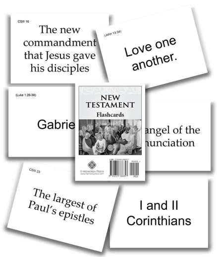 Memoria Press New Testament Flashcards Set of 113