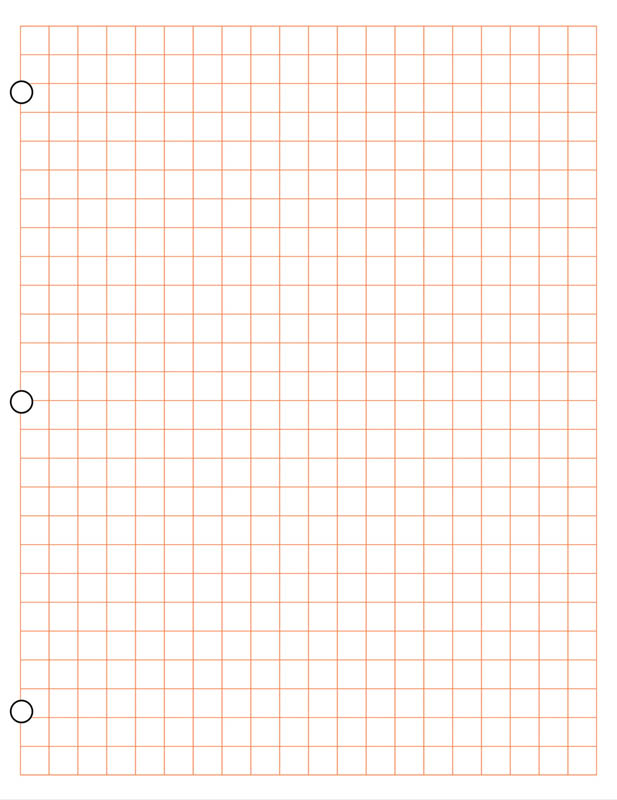 Metric (1-Centimeter) Graph Paper 100 sheets