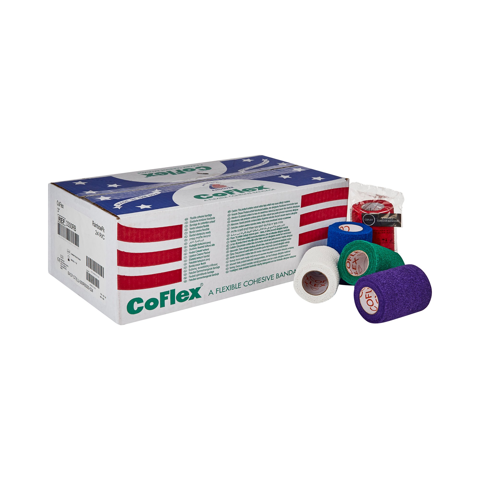CoFlex Self-adherent Closure Cohesive Bandage, 3 Inch x 5 Yard MK 257217