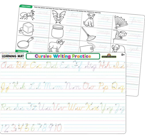 Cursive Writing Learning Mat