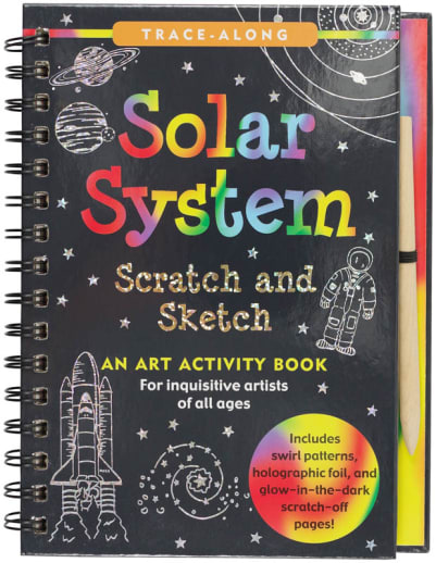 Solar System Trace-Along Scratch & Sketch Activity Book