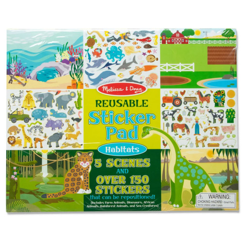 Reusable Sticker Pad - Habitats