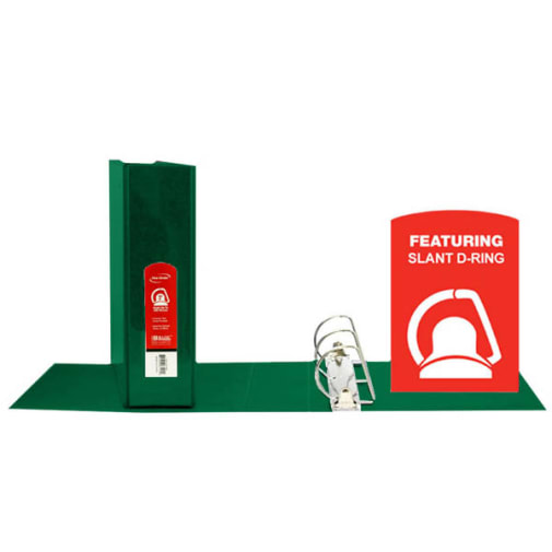 Binder - Slant-D Ring View 3" Green