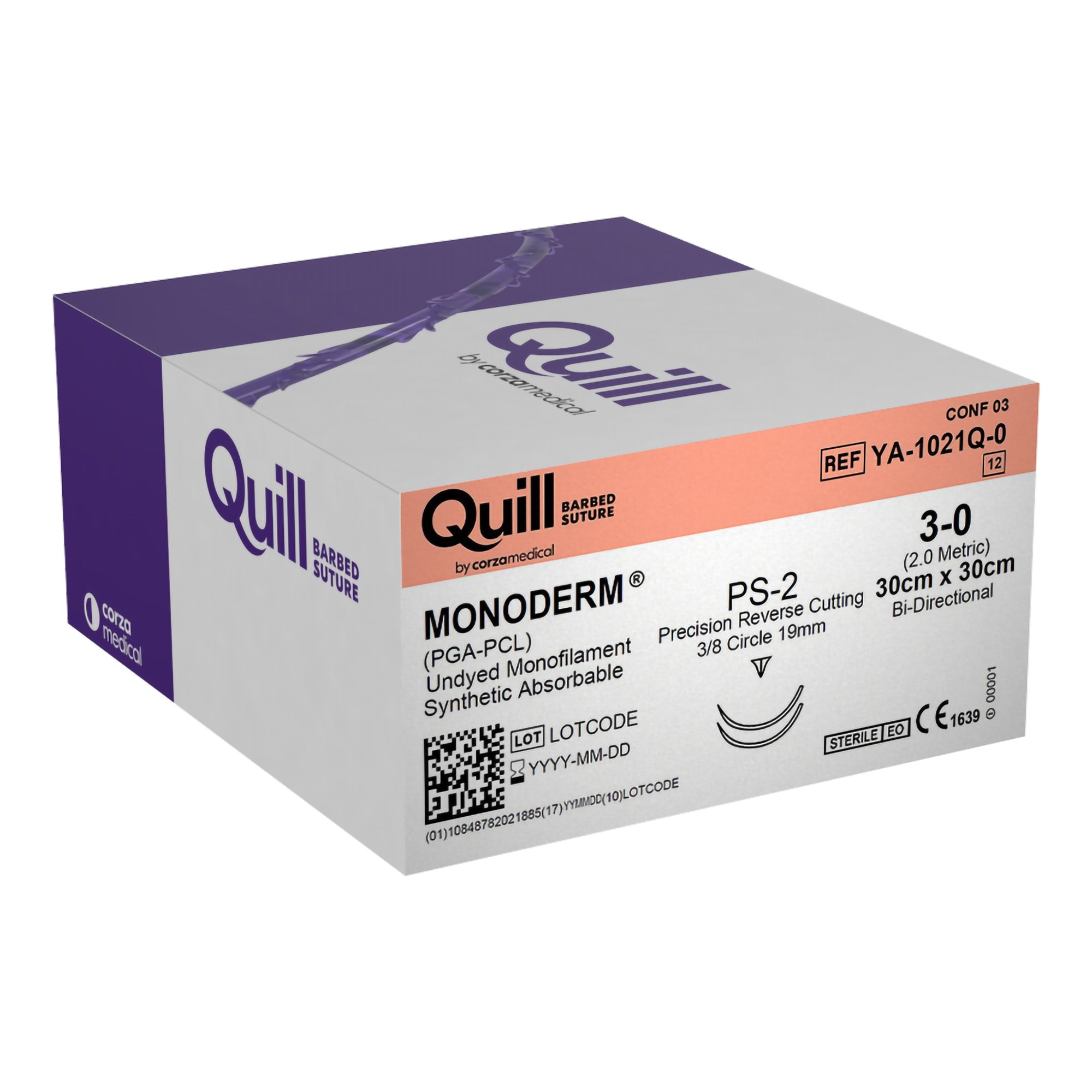 Quill Knotless Tissue-Closure Device, Monoderm Suture with Needle MK 869784
