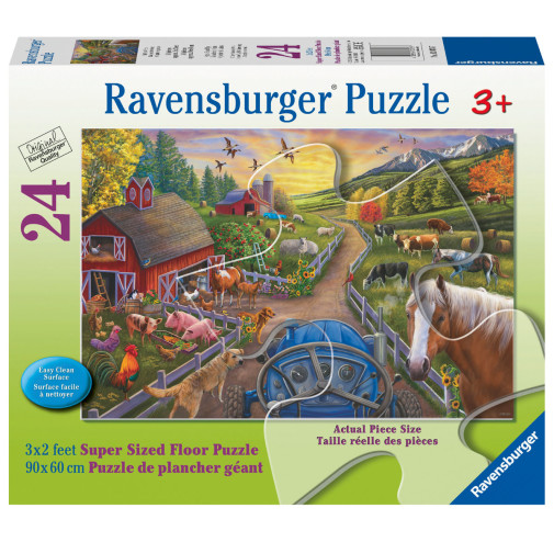 Farm Floor Puzzle 24 pc Farm Floor Puzzle 24 pc