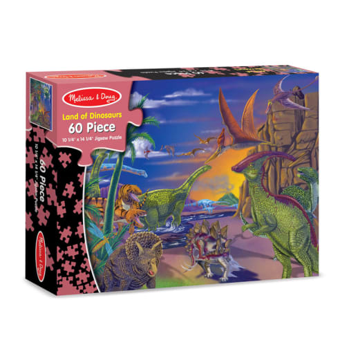 Melissa & Doug Land of Dinosaurs Jigsaw Puzzle (60 piece)