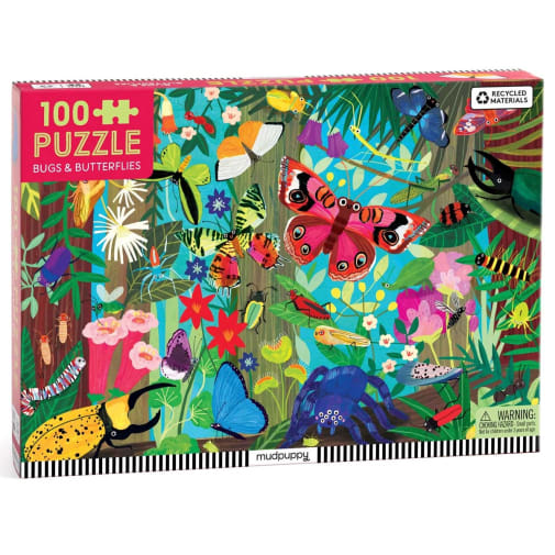 Bugs & Butterflies Puzzle (100 pieces)