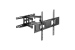 Full Motion TV Wall Mount for 37-80in TVs, 600x400 VESA, 18.4in Arm Extension