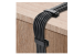 Nylon Self Adhesive Cable Management Clip Long Type 45x19mm L, 100-Pack