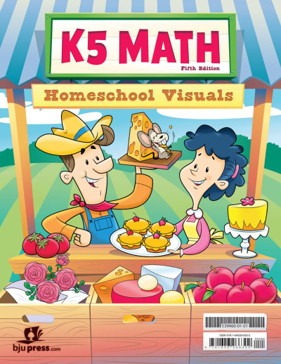 BJU Press Math K5 Homeschool Visuals 5th Edition
