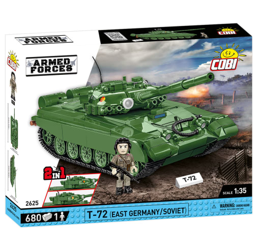 COBI T-72 Light Tank (East Germany/Soviet) - 680 pieces (Armed Forces)