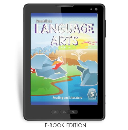 Purposeful Design Language Arts: Grade 5 Reading and Literature Teacher Edition E-Book (1-year subscription)